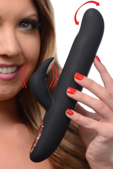 Picture of Bling Bunny 10X Flexing Silicone Rabbit Vibrator