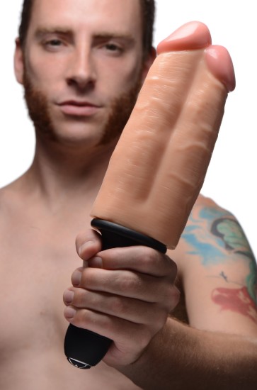 Picture of Double Decker 13X Vibrating Dual Dildo Thruster