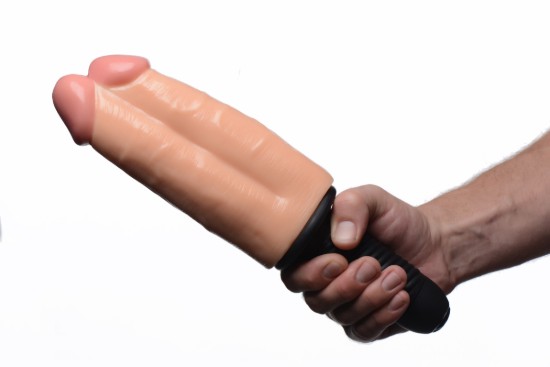 Picture of Double Decker 13X Vibrating Dual Dildo Thruster