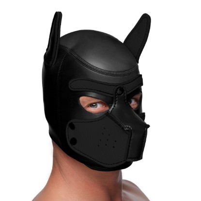 Picture of Spike Neoprene Puppy Hood - Black