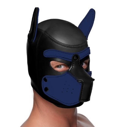 Picture of Spike Neoprene Puppy Hood - Blue