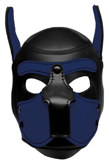 Picture of Spike Neoprene Puppy Hood - Blue