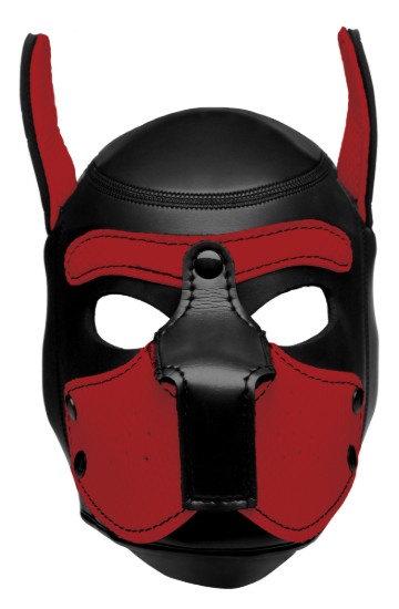 Picture of Spike Neoprene Puppy Hood - Red