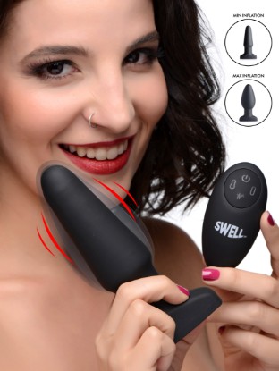 Picture of Worlds First Remote Control Inflatable 10X Vibrating Silicone Anal Plug