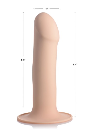 Picture of Squeezable Phallic Dildo - Beige
