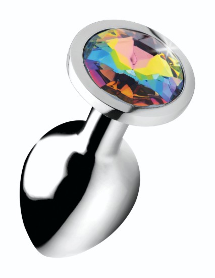 Picture of Rainbow Prism Gem Anal Plug - Medium