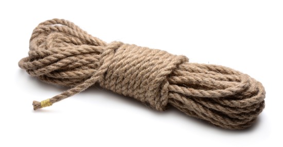 Picture of Sub-Tied Hemp Bondage Rope -10M