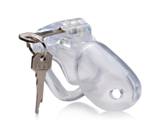Picture of Clear Captor Chastity Cage - Large