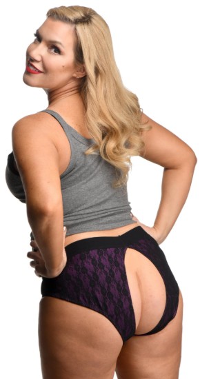 Picture of Lace Envy Crotchless Panty Harness - L-XL