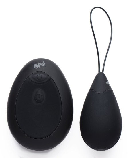 Picture of 10X Silicone Vibrating Egg - Black