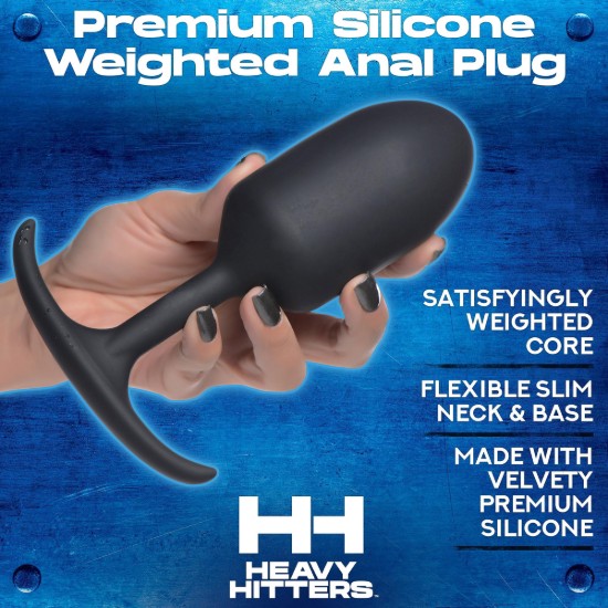 Picture of Premium Silicone Weighted Anal Plug - Large