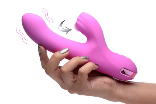 Picture of 5 Star 13X Silicone Pulsing and Vibrating Rabbit - Pink