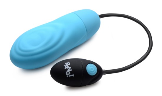 Picture of 7X Pulsing Rechargeable Silicone Vibrator - Blue