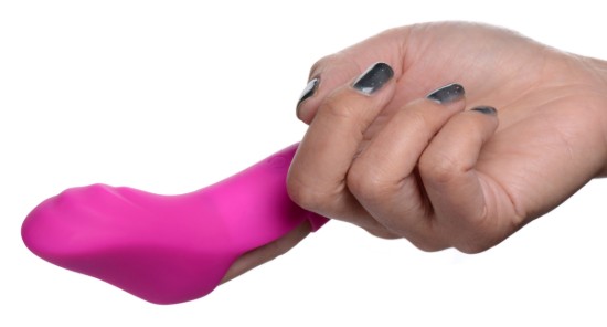 Picture of 7X Finger Bang Her Pro Silicone Vibrator - Pink