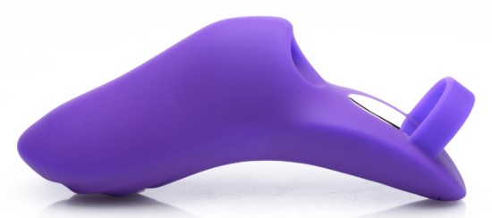 Picture of 7X Finger Bang Her Pro Silicone Vibrator - Purple