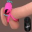 Picture of Remote Control 28X Vibrating Cock Ring and Bullet - Pink
