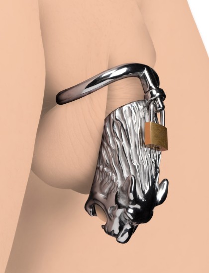 Picture of Tiger King Locking Chastity Cage