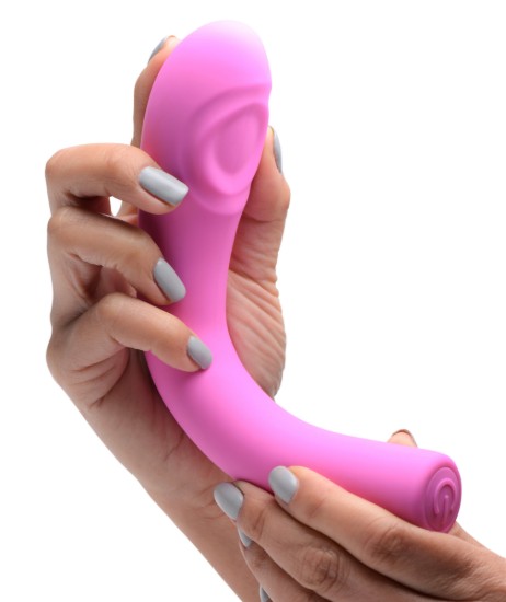 Picture of 5 Star 9X Pulsing G-spot Silicone Vibrator - Pink
