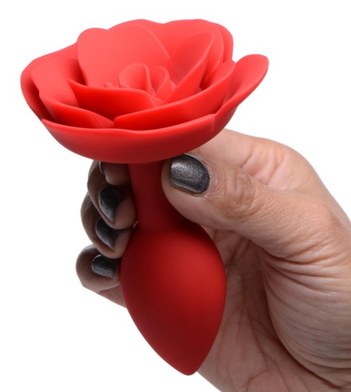 Picture of Booty Bloom Silicone Rose Anal Plug - Medium