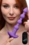 Picture of Remote Control Vibrating Silicone Anal Beads - Purple