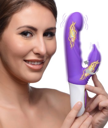 Picture of 10X Flipper Flicker Rabbit Vibrator with Moving Clitoral Stimulator