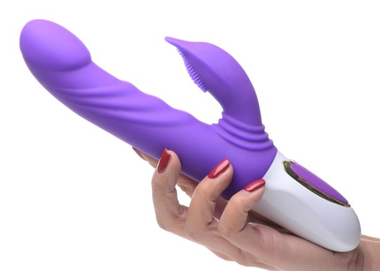 Picture of 10X Flipper Flicker Rabbit Vibrator with Moving Clitoral Stimulator