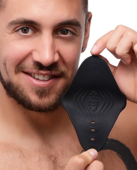 Picture of 10X Pleasure Stroke Vibrating Silicone Penis Sleeve