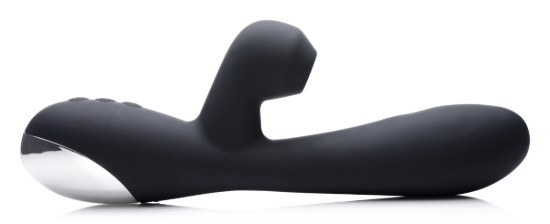 Picture of Shegasm 5 Star 7X Suction Come-Hither Silicone Rabbit - Black