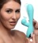 Picture of Shegasm 5 Star 7X Suction Come-Hither Silicone Rabbit - Teal