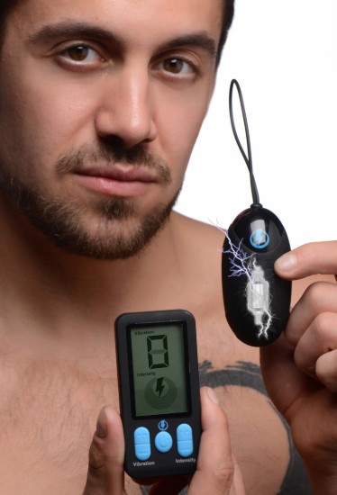 Picture of E-Stim Pro Silicone Vibrating Egg with Remote Control