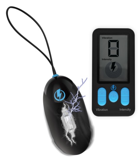 Picture of E-Stim Pro Silicone Vibrating Egg with Remote Control