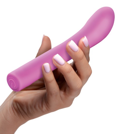 Picture of 5 Star 9X Come-Hither G-Spot Silicone Vibrator - Pink