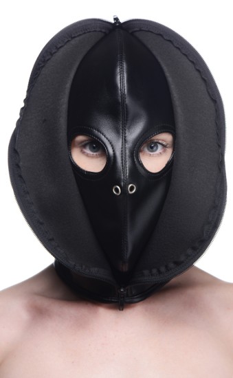 Picture of Zip Front Bondage Hood