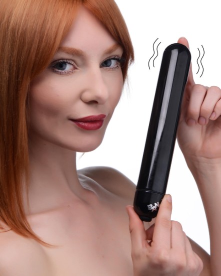 Picture of XL Vibrating Metallic Bullet - Black