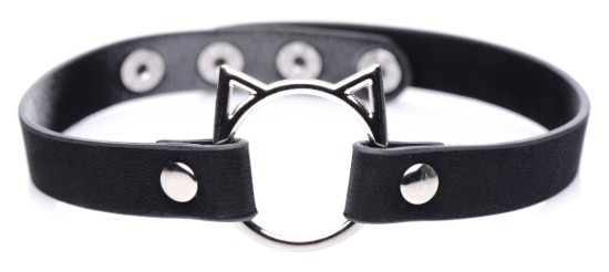 Picture of Kinky Kitty Ring Slim Choker - Black