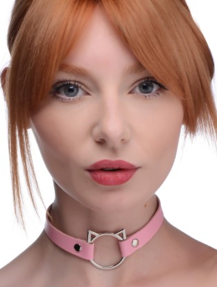 Picture of Kinky Kitty Ring Slim Choker - Pink