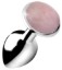 Picture of Authentic Rose Quartz Gemstone Anal Plug - Small