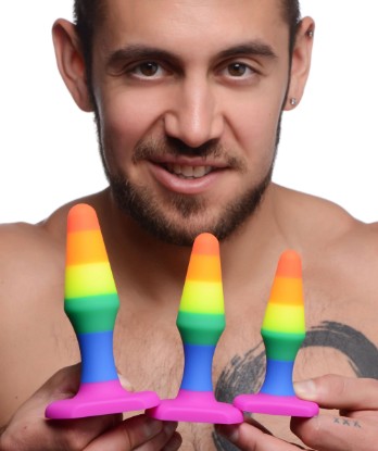Picture of Rainbow Ready Silicone Anal Set