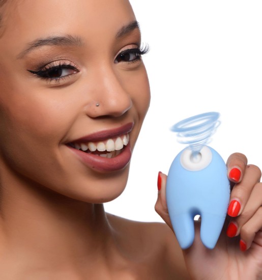 Picture of Sucky Bunny Silicone Clitoral  Stimulator - Blue