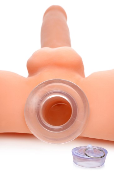 Picture of Ass Bung Clear Hollow Anal Dilator with Plug - Large