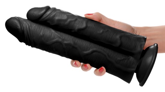 Picture of Double Stuffer 10 Inch Dildo - Black