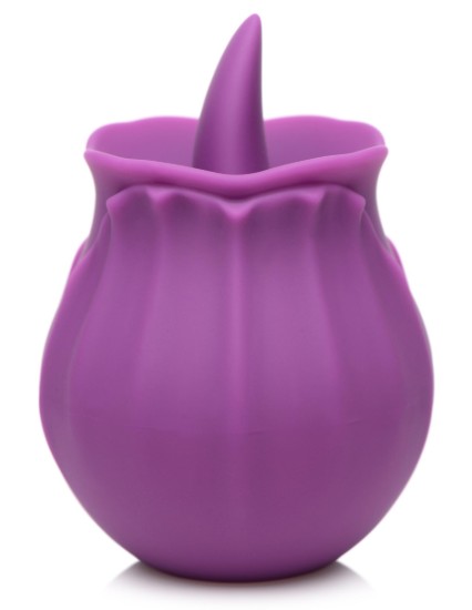 Picture of Bloomgasm Wild Violet 10X Silicone Clit Licking Stimulator - Purple