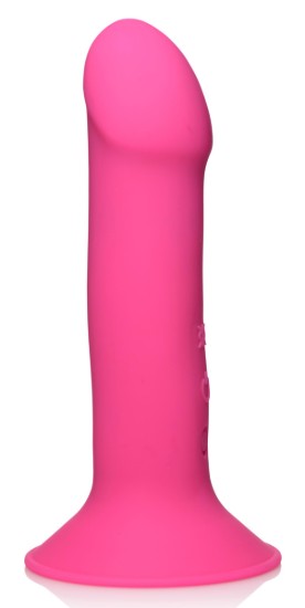 Picture of 10X Squeezable Vibrating Dildo - Pink