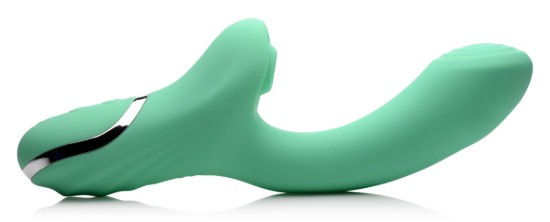 Picture of 10X Minty Air-Stim Silicone Rabbit Vibrator