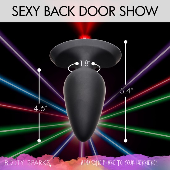 Picture of 28X Laser Fuck Me Silicone Anal Plug with Remote Control - Large