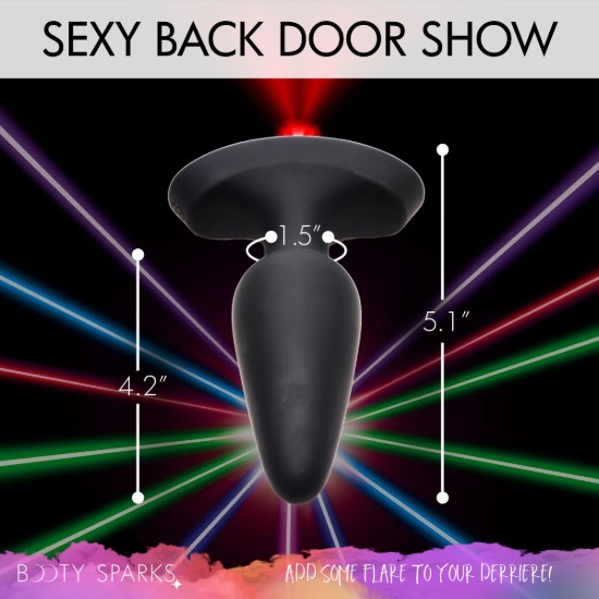 Picture of 28X Laser Fuck Me Silicone Anal Plug with Remote Control - Medium