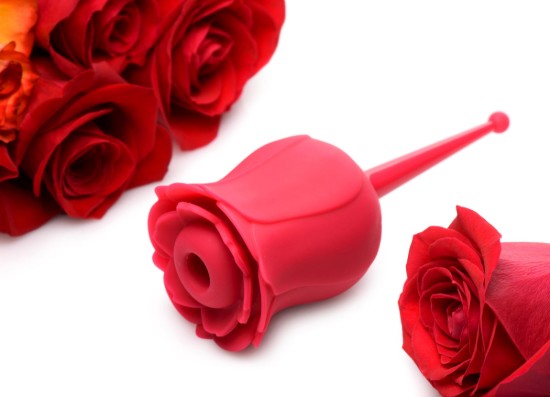 Picture of Bloomgasm Rose Buzz 7X Silicone Clit Stimulator and Vibrator