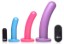 Picture of Triple Peg 28X Vibrating Silicone Dildo Set with Remote Control