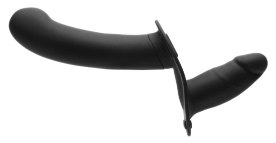 Picture of 28X Double Diva 1.5 Inch Double Dildo with Harness and Remote Control - Black