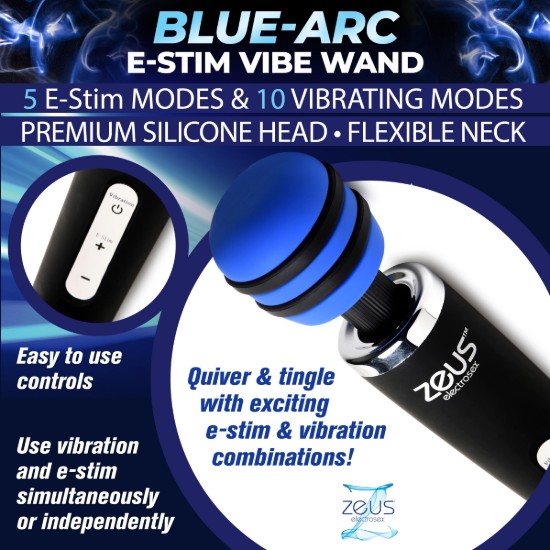 Picture of Blue-Arc E-Stim Vibrating Wand